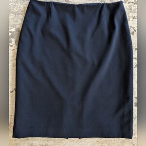 Ladies Navy Pencil Skirt